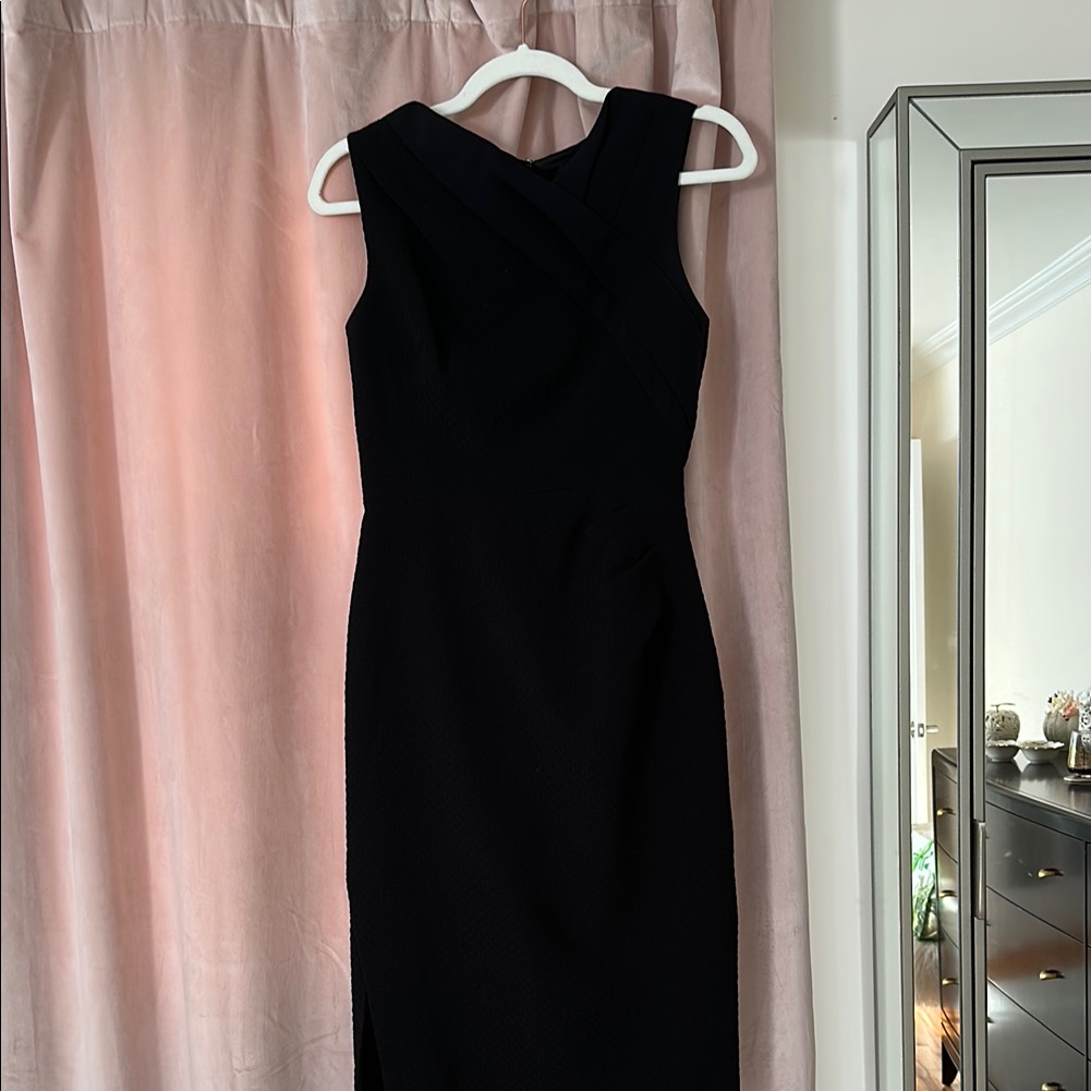 Karen Mullen Elegant Black Sleeveless Dress